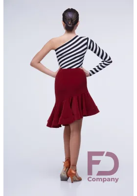 Latin Skirt 49 P Black