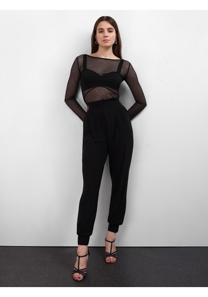 dance skirt - Latin Pants - 03 Black