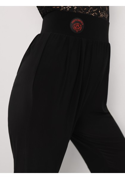 dance skirt - Latin Pants - 03 Black
