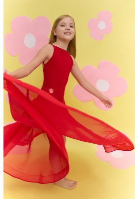 Ballroom Skirt 29 Red K