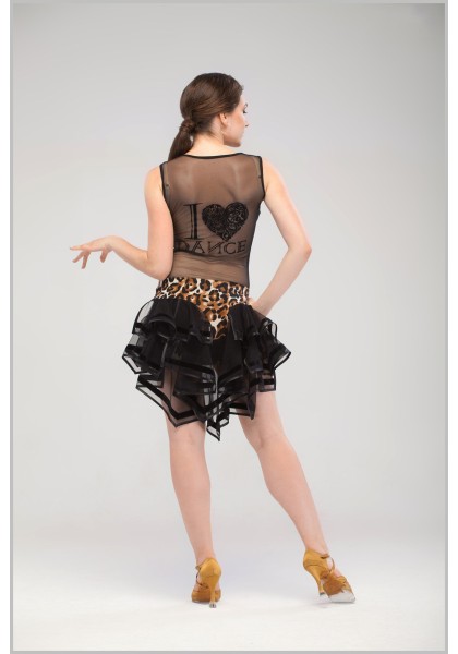 dance skirt - Women Latin Skirt 06- DanceWearChanpions dance skirt - Latin Skirt 09 Leo